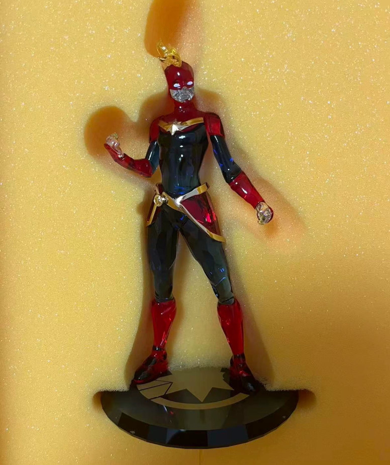 Swarovski Marvel Captain Marvel Crystal Figurine 5677461 Collectible