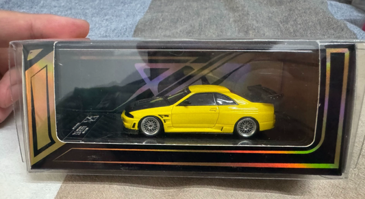404 Error 1/64 Nissan Skyline GT-R R33 Yellow