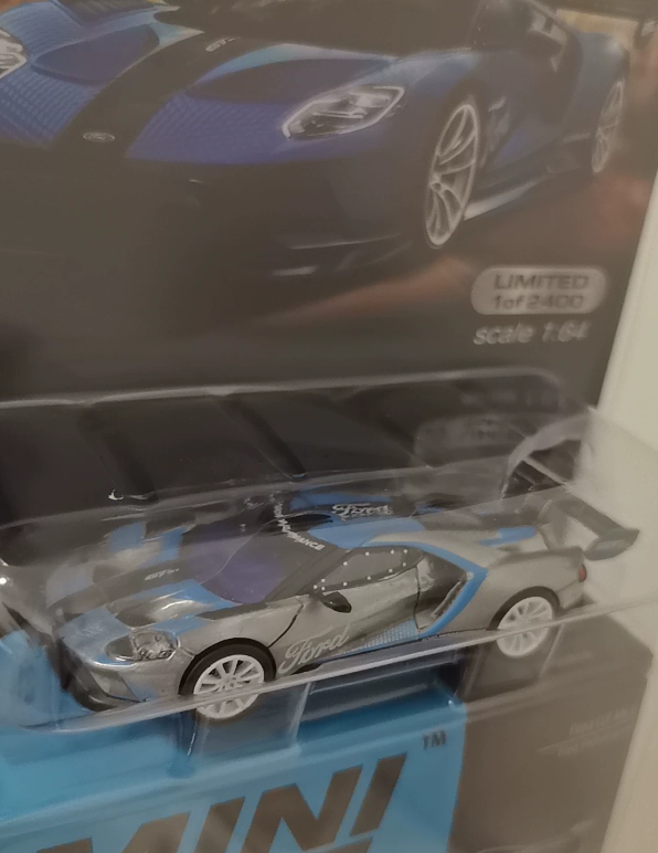 MINI GT 429 Ford GT Mk II Clear Coat MiJo Exclusives 1:64 Diecast Model
