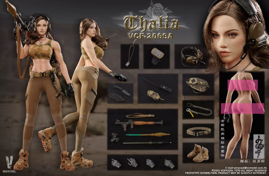 VERYCOOL 1/6 Desert Female Soldier Thalia Brown VCF-2069A Figure