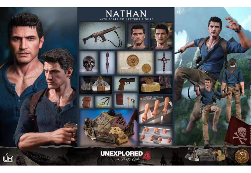 LIMTOYS 1/6 LIM012 Unexplored 4 Nathan Drake A Thiefs End