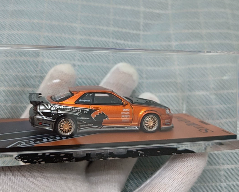 TimeMicro x PSC DESIGN 1/64 Nissan R34 Tooth Tiger Eastsiderz