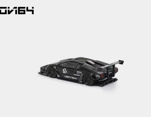 Vision64 1/64 Lamborghini Countach LP500 LB-Works Black