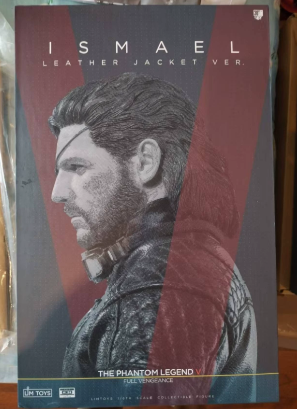 LimToys 1/6 MGSV Phantom Pain Snake Ishmael Leather Jacket 2 Heads