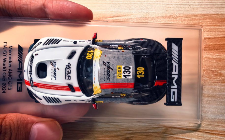 KILO x NZG 1/64 Mercedes-AMG GT3 FIA GT World Cup Macau 2024 Winner #130