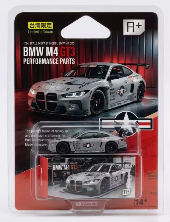A SYSTEM 1/64 BMW M4 GT3 Taiwan Limited Edition