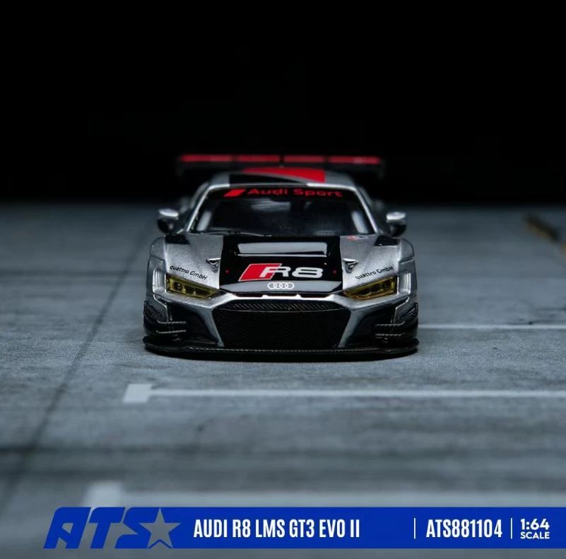 ATS x Winner Modern 1/64 Audi R8 LMS GT3 EVO II Silver