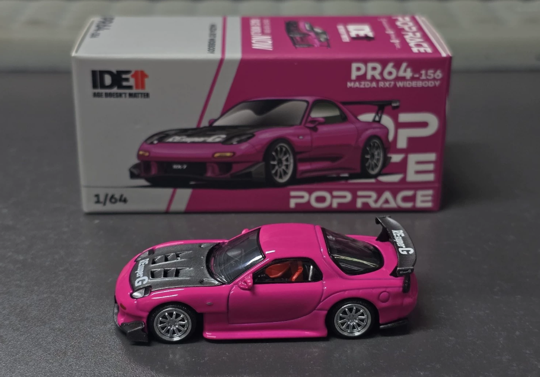 POP RACE 1:64 Mazda RX7 Widebody PR64-156 Indonesia Show Exclusive