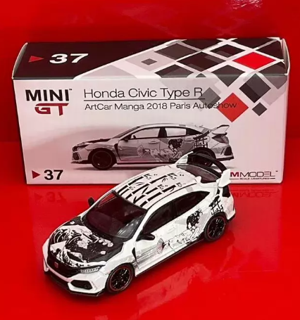 MINI GT 37 Honda Civic Type R ArtCar Manga 2018 Paris Auto Show