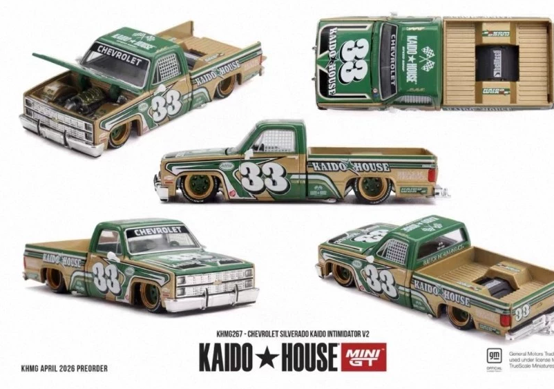 Kaido House Mini GT 1/64 Chevrolet Silverado Kaido Intimidator V2