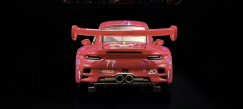 All in Fanatic 1/64 Porsche 911 RSR Q-Car Pink Dino TDE 2026 Exclusive