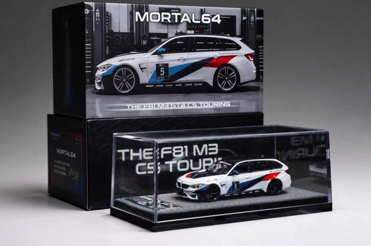 MORTAL64 x RESET 1/64 BMW F81 M3 GT4 CS Touring Limited 199