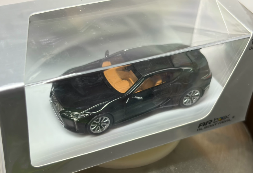 ARbox Almost Real 1/64 Lexus LC500 Black Diecast Model