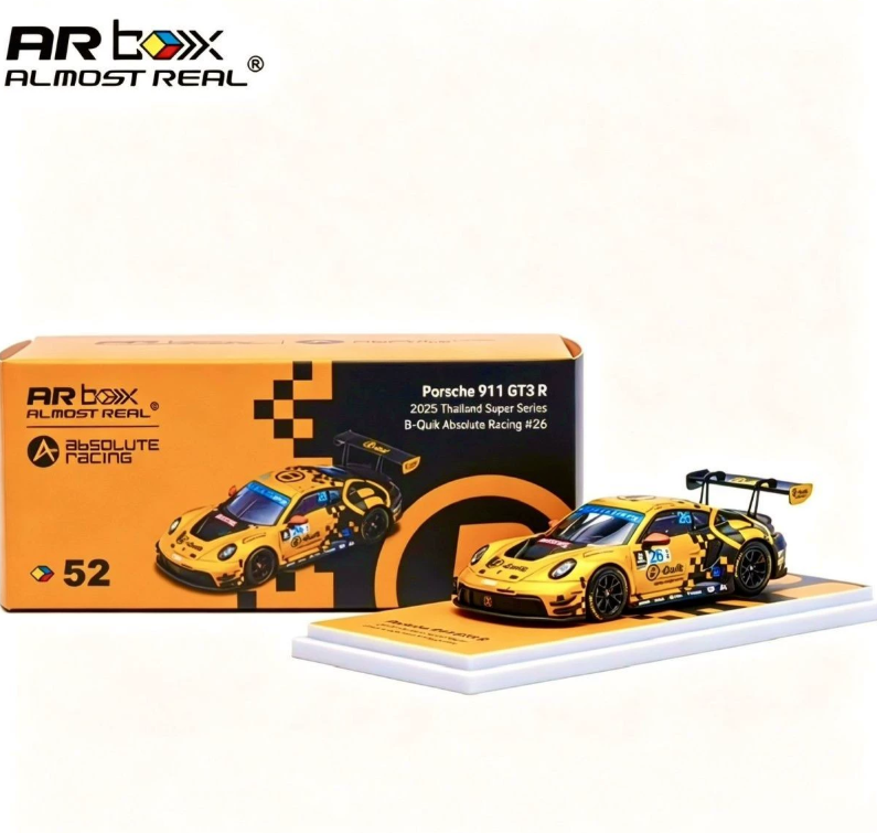 ARbox 1:64 Porsche 911 GT3 R B-Quik TSS #26 Diecast Model