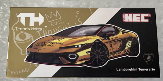 TH 1/64 Lamborghini Temerario Basquiat Gold Edition HEC Exclusive