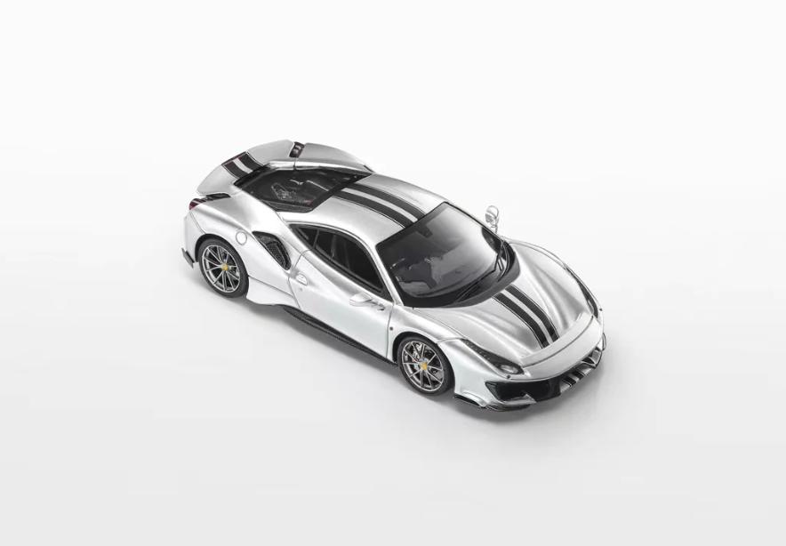 TOC x FuelMe 1/64 Ferrari 488 Pista Nurburgring Silver