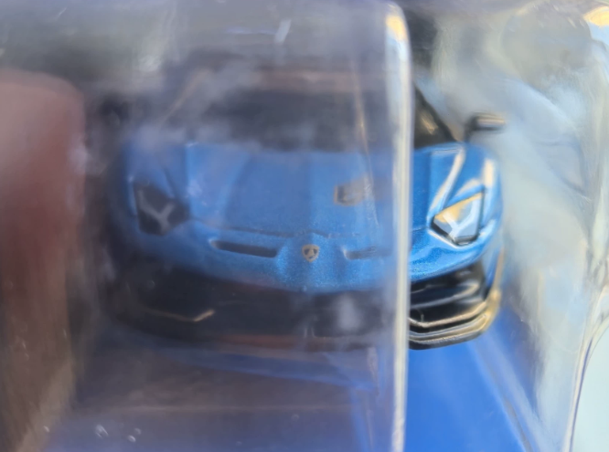MINI GT 784 Lamborghini Aventador SVJ 63 Blue Wheel Chase 1/64