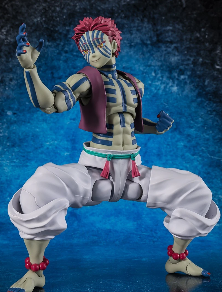 S.H.Figuarts Demon Slayer Akaza - Upper Rank Three Action Figure