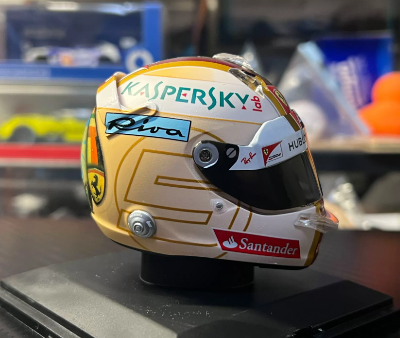 Spark 1:5 Sebastian Vettel 2017 Monaco GP Helmet Replica