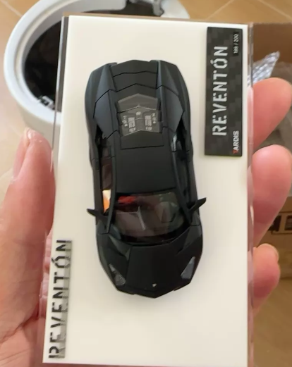 Tardis 1/64 Lamborghini Reventon Matte Black Limited Edition