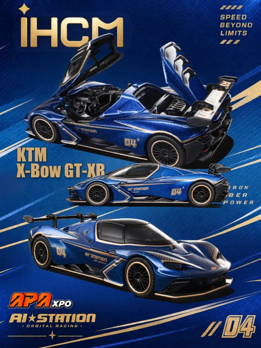 IHCM 1/64 KTM X-Bow GT-XR A1 Station Blue Carbon Foshan APA