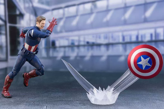 Bandai SHFiguarts Avengers Endgame Captain America Cap vs Cap Ed.