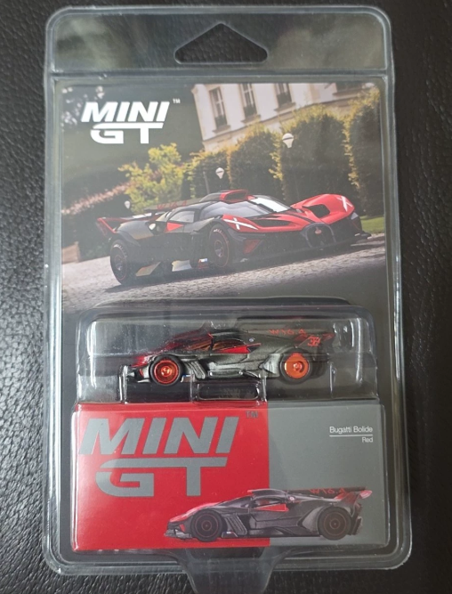 MINI GT 1105 Bugatti Bolide Red Chase Blister 1/64