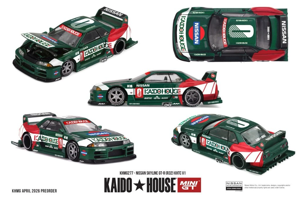 Kaido House Mini GT 1/64 Nissan Skyline GT-R R32 KHTC Preorder