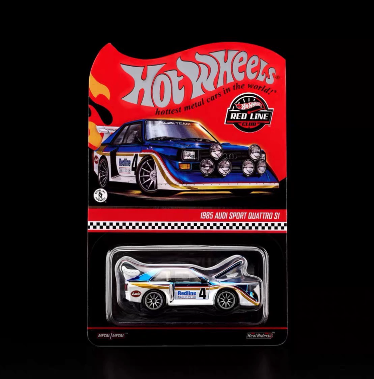 Hot Wheels RLC 1:64 1985 Audi Sport Quattro S1 Redline Rally Club Diecast