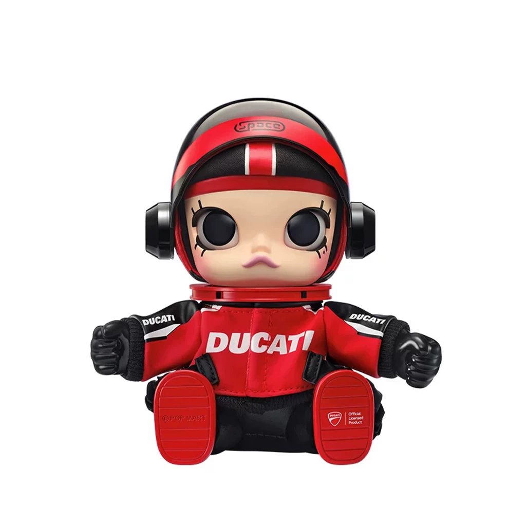 POP MART MEGA SPACE MOLLY Ducati Vinyl Plush Pendant Figure