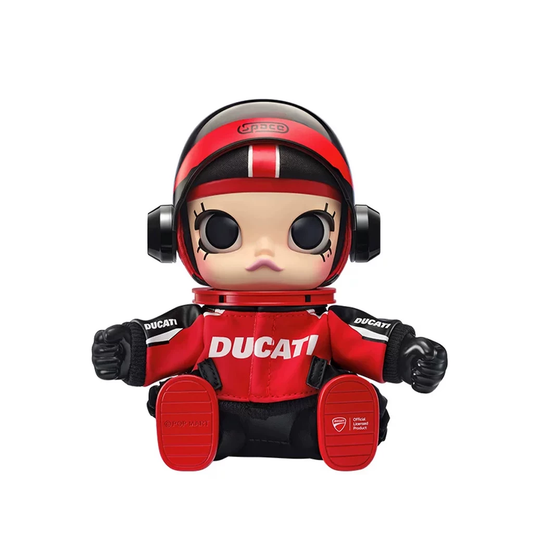 POP MART MEGA SPACE MOLLY Ducati Vinyl Plush Pendant Figure
