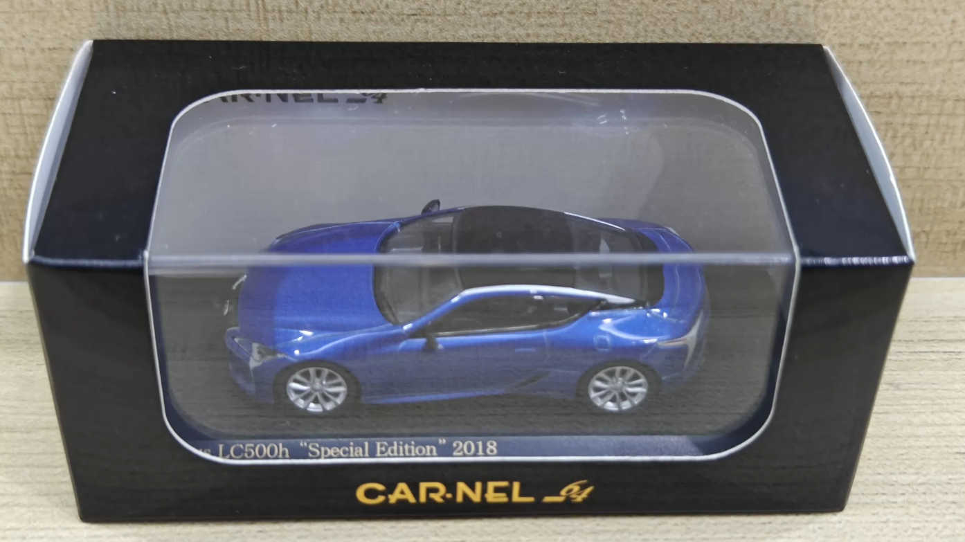 Kyosho CARNEL 1:64 Lexus LC500h Special Edition 2018 Blue Diecast Model