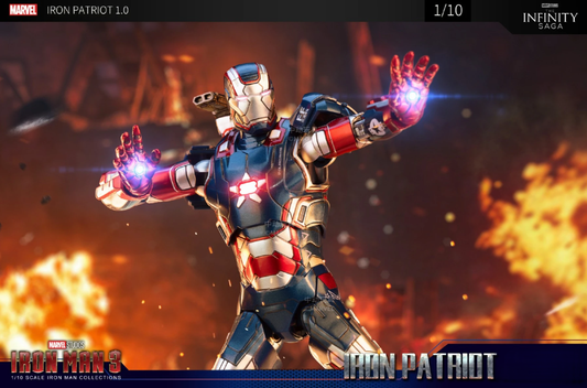 ZD Toys 1/10 Iron Patriot 1.0 Action Figure