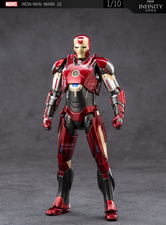 ZD Toys 1/10 Scale Iron Man Mark 16 Nightclub Action Figure
