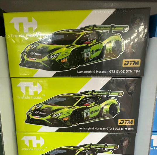 TH 1/64 Lamborghini Huracán GT3 EVO2 DTM 2023 #92 Diecast Model