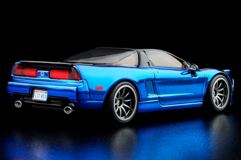 Hot Wheels RLC 1994 Honda NSX Blue Chrome 1:64 Diecast Model Car