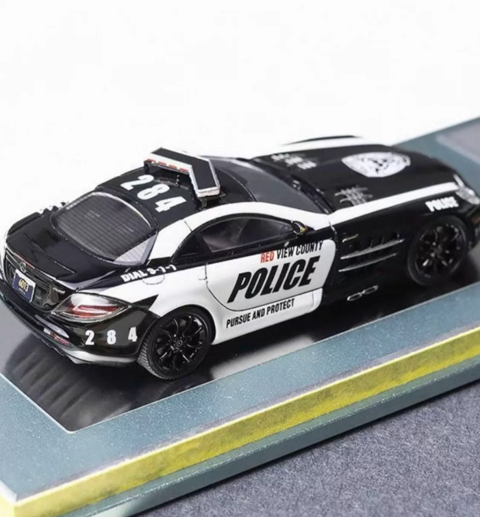T-Master 1/64 Mercedes-Benz SLR McLaren Redview County Police Foshan Show