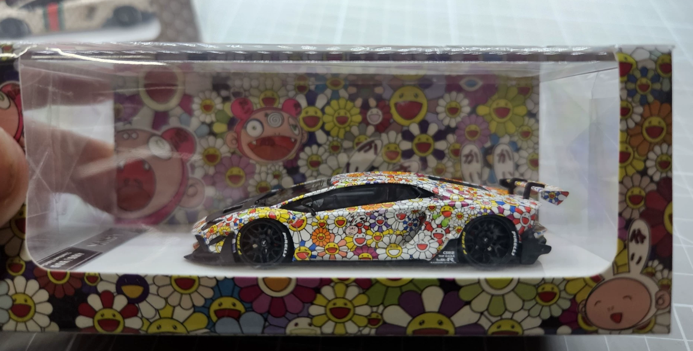 TP 1:64 Lamborghini LP700-4 Murakami Sunflower Resin Model