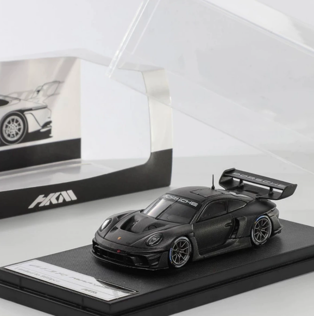 HKM 1/64 Porsche 992 GT3 Full Carbon Black