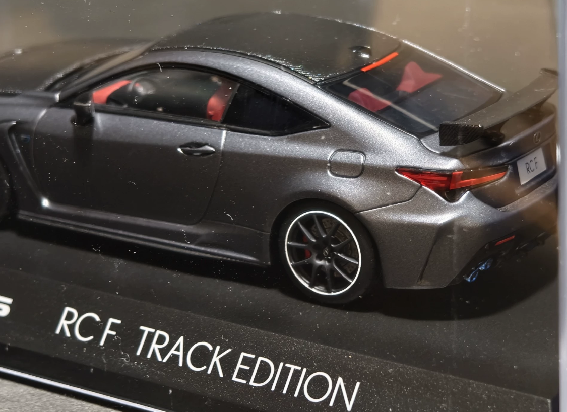 Kyosho 1/43 Lexus RC F Track Edition Gray Diecast Model