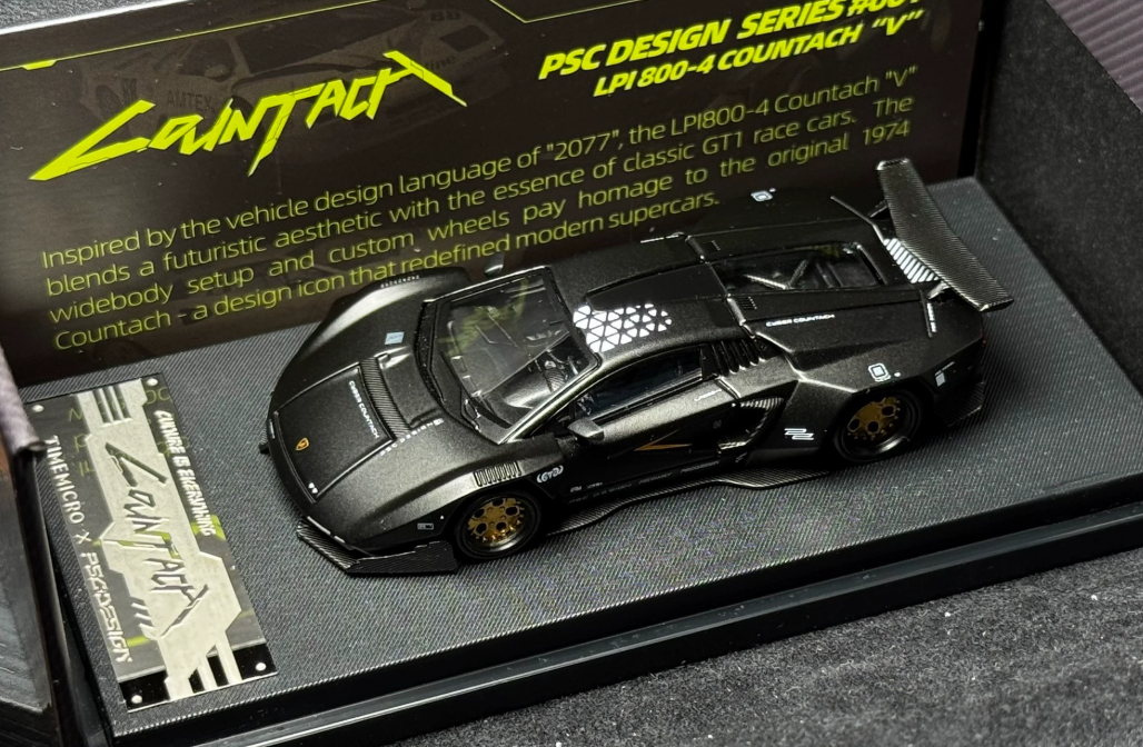Time Micro x PSC Design 1/64 Lamborghini Countach V Beijing Expo