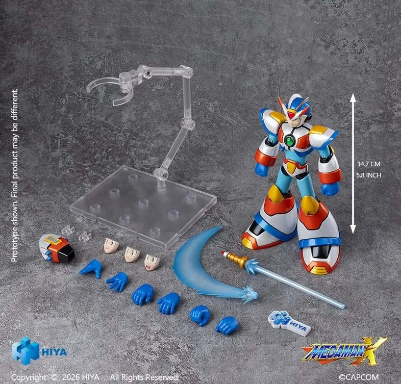 HIYA Megaman X Third Armor Action Figure Preorder