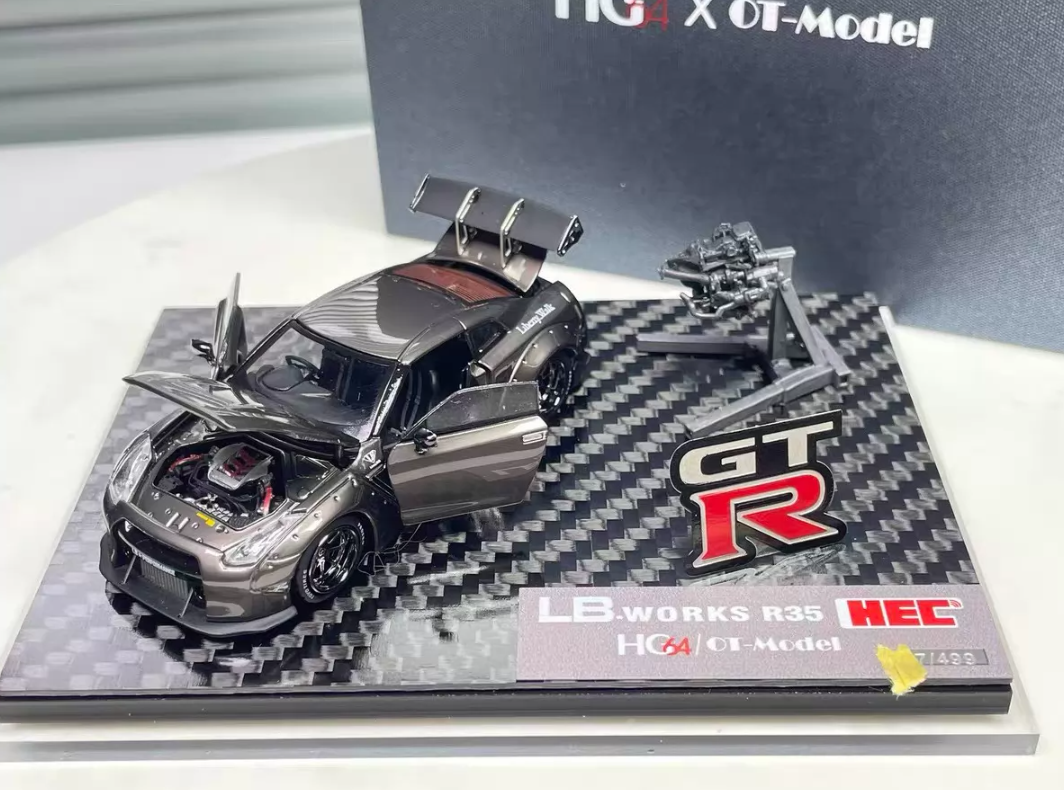HG4 x OT-Model 1:64 LB-Works R35 GTR HEC 2026 Limited 499