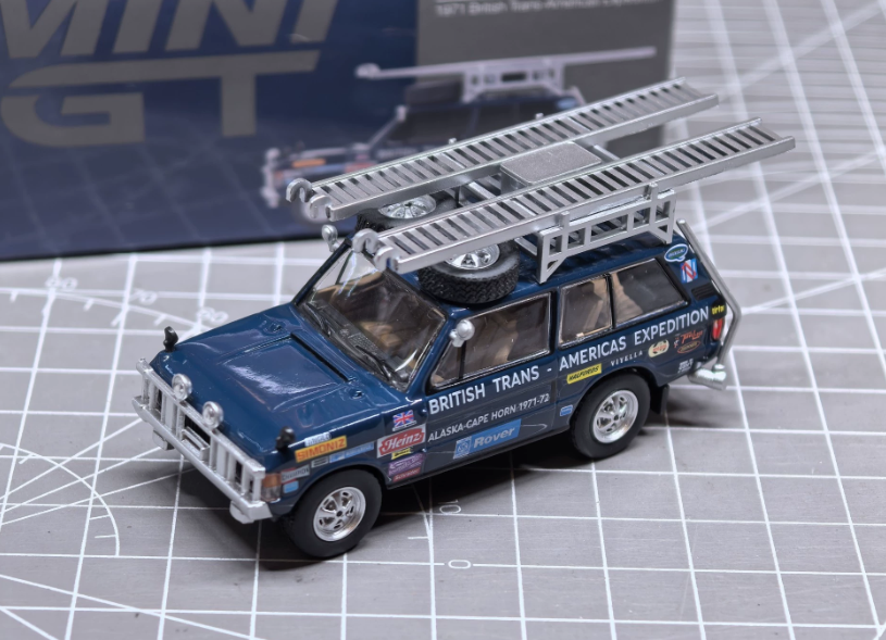 MINI GT 542 Range Rover 1971 British Trans-Americas Expedition 1/64