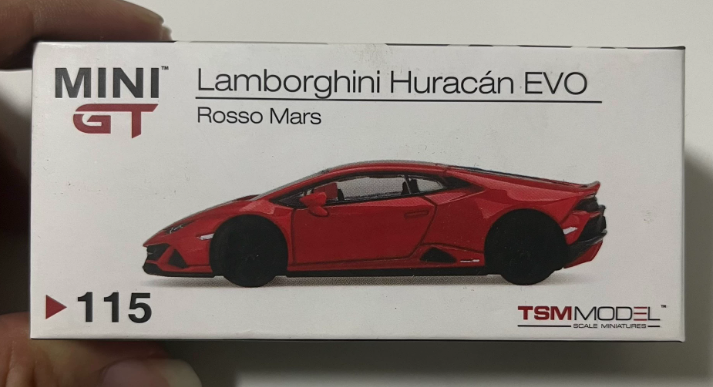 MINIGT 1/64 Lamborghini Huracán EVO Rosso Mars #115
