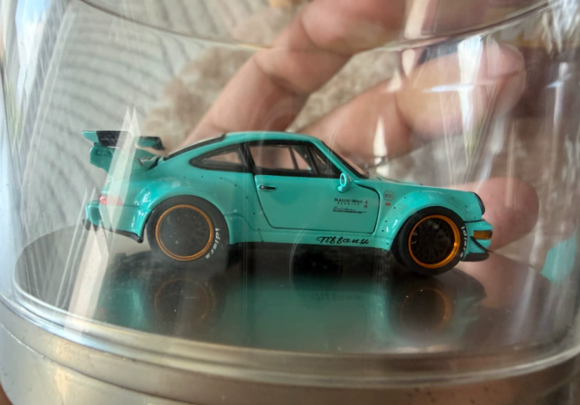 PGM 1/64 Porsche 911 964 RWB Tiffany Blue First Edition