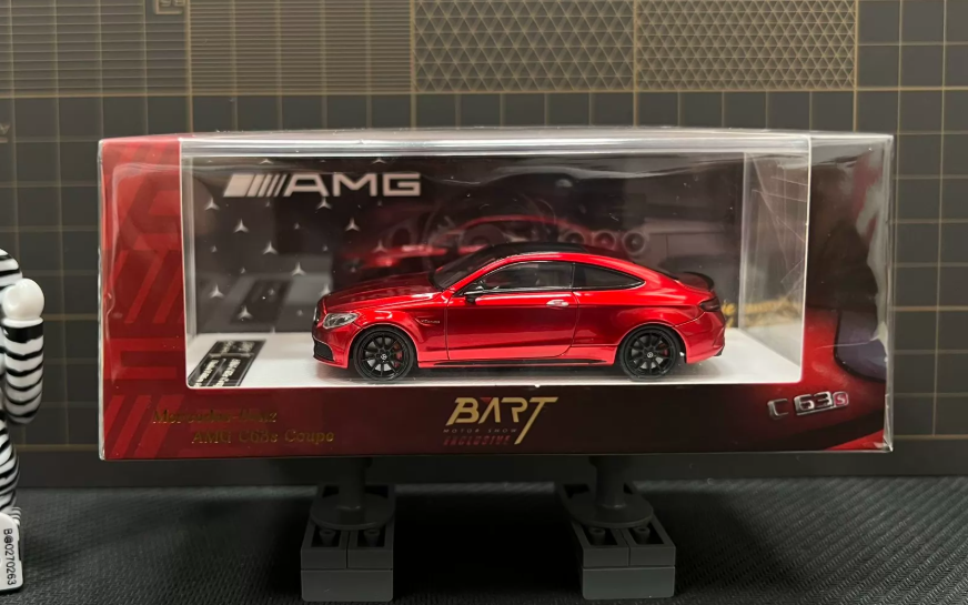 Howie Model x BART 1/64 Mercedes-AMG C63 S Metallic Red Limited
