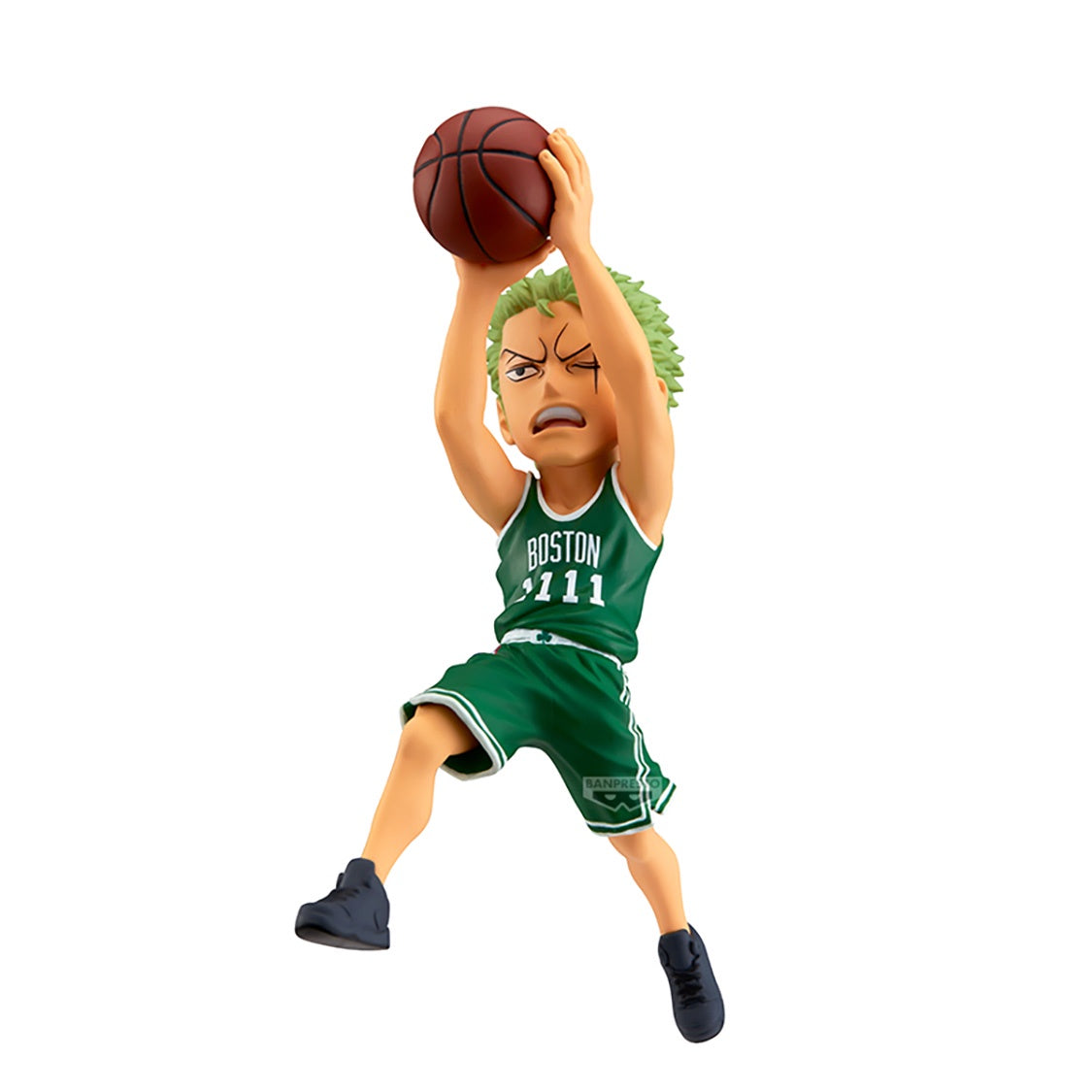 Bandai One Piece x NBA Zoro Boston Celtics WFC Figure Preorder