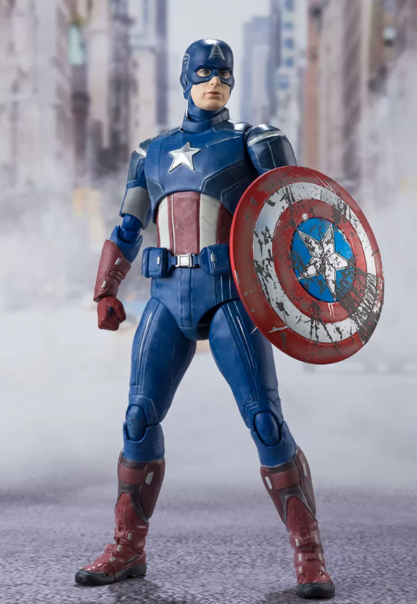 Bandai S.H.Figuarts Avengers Captain America Battle Damage Ed.