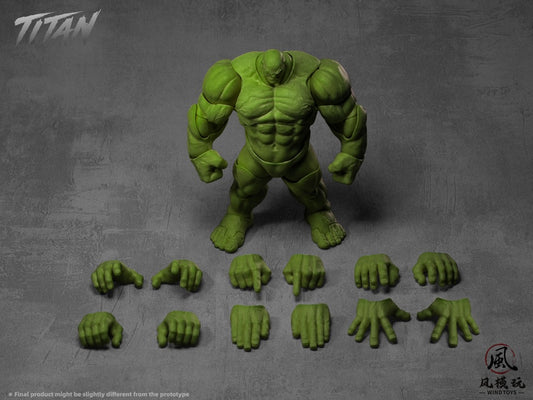 Wind Toys 1/12 Titan Super Articulated Muscular Body Green Preorder